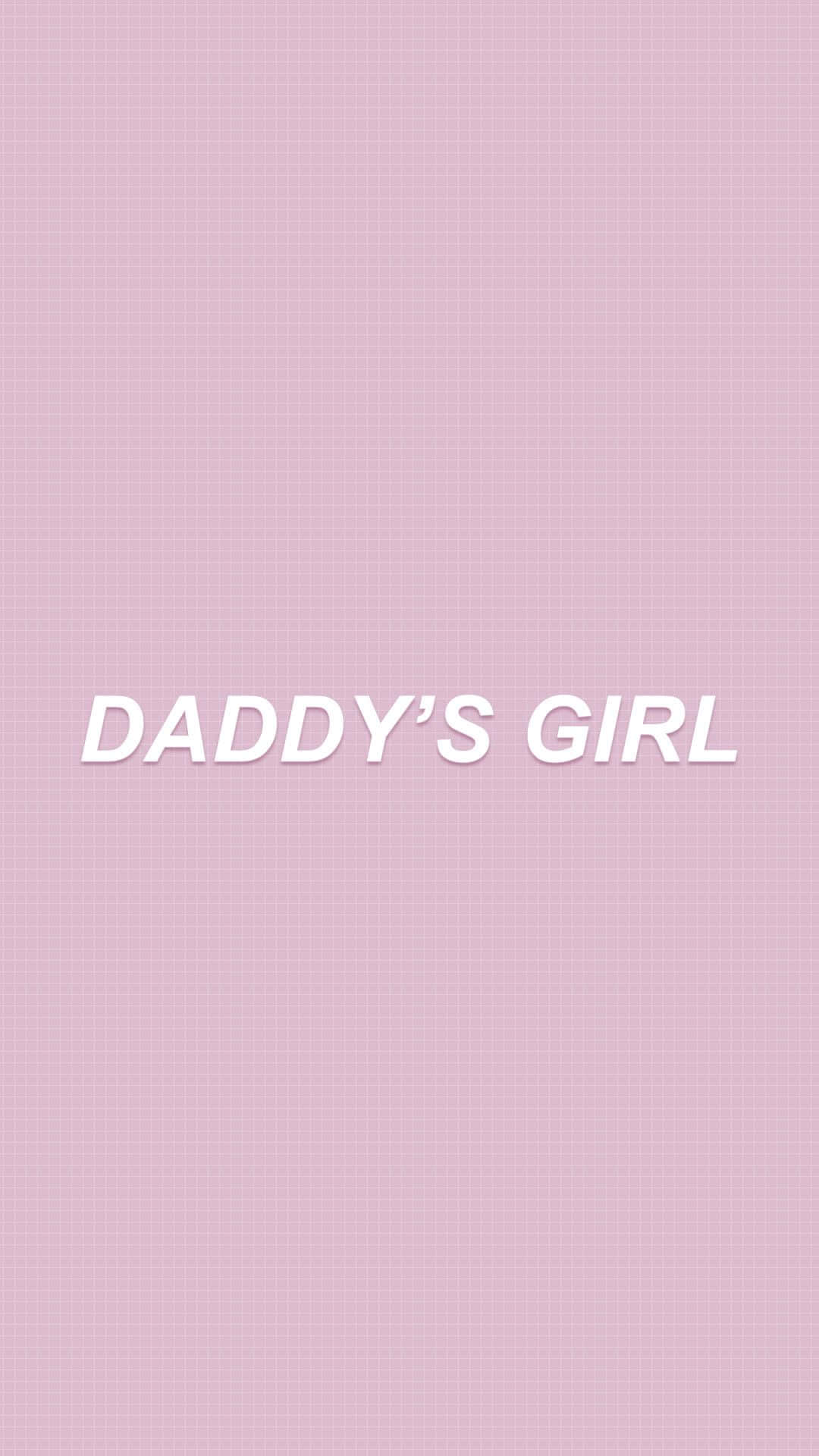 Mädchenhafteästhetische Daddy's Girl Lila Wallpaper