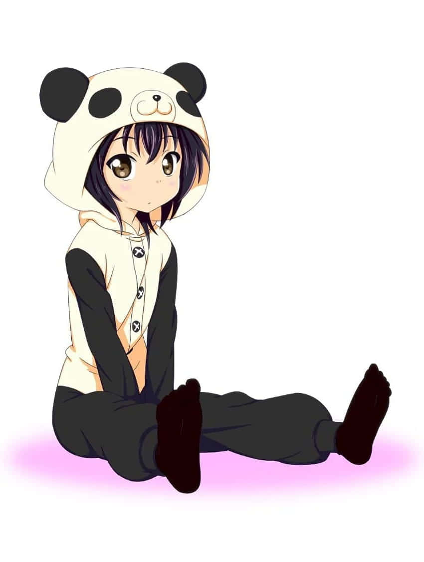 Girly Cute Panda Funami Yui Wallpaper