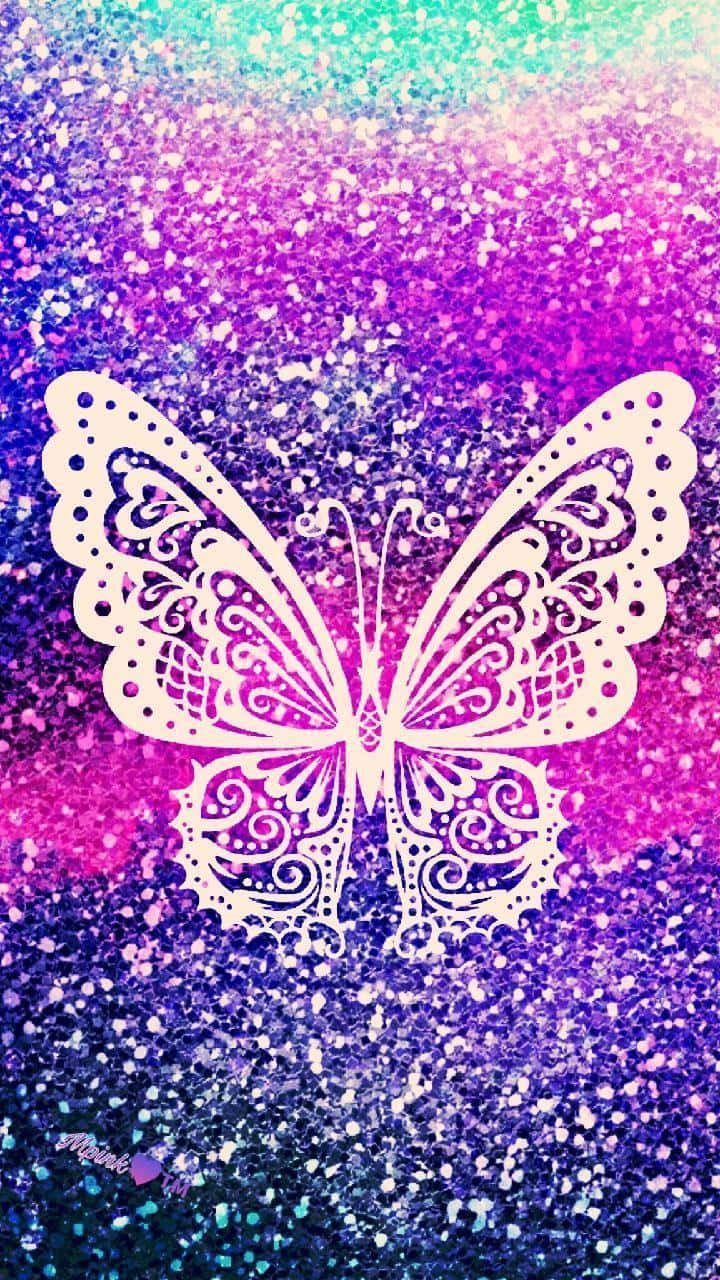Glitter Butterfly Girly Cute Picture