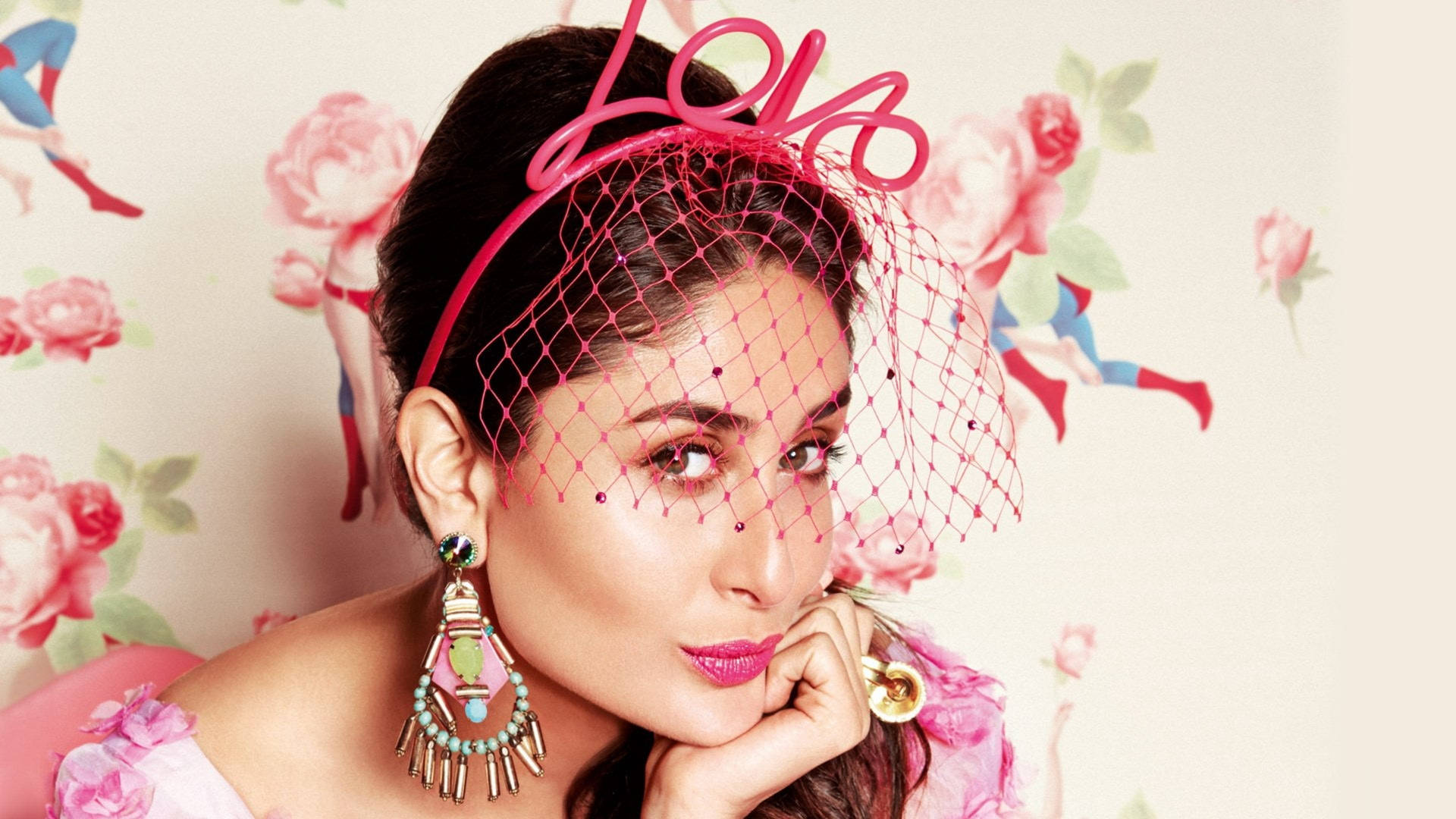 Verspielteskareena Kapoor Vogue Fotoshooting Wallpaper