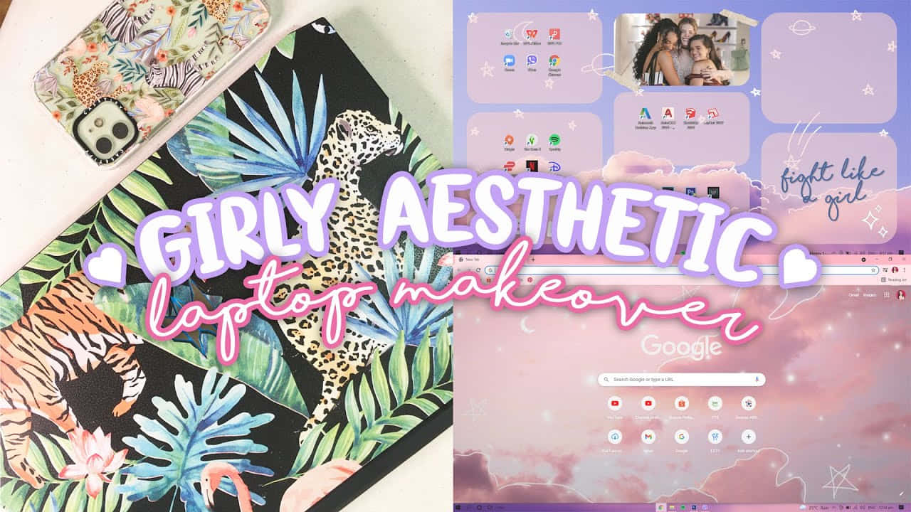 Get The Perfect Girly Laptop For All Your Needs Wallpaper
