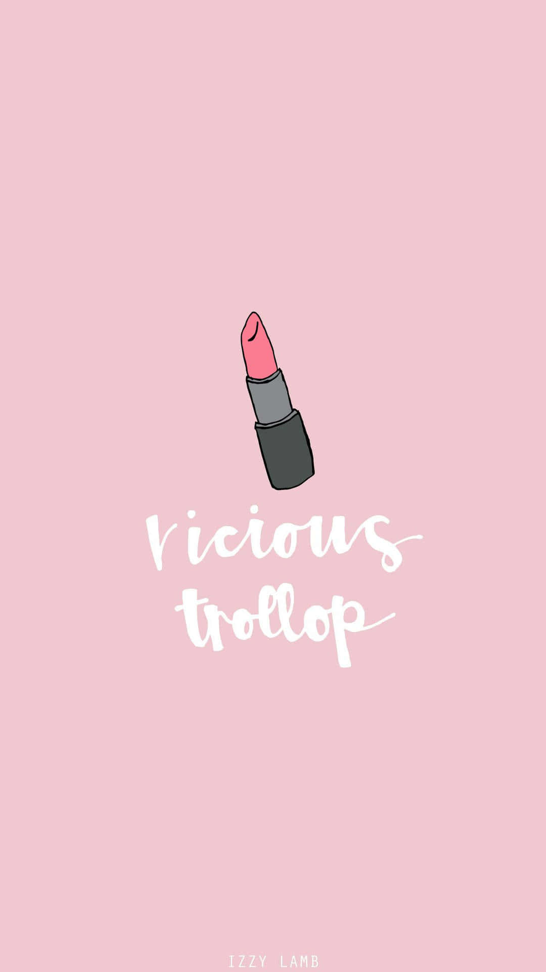 A Pink Background With The Word Vicious Trolop Wallpaper