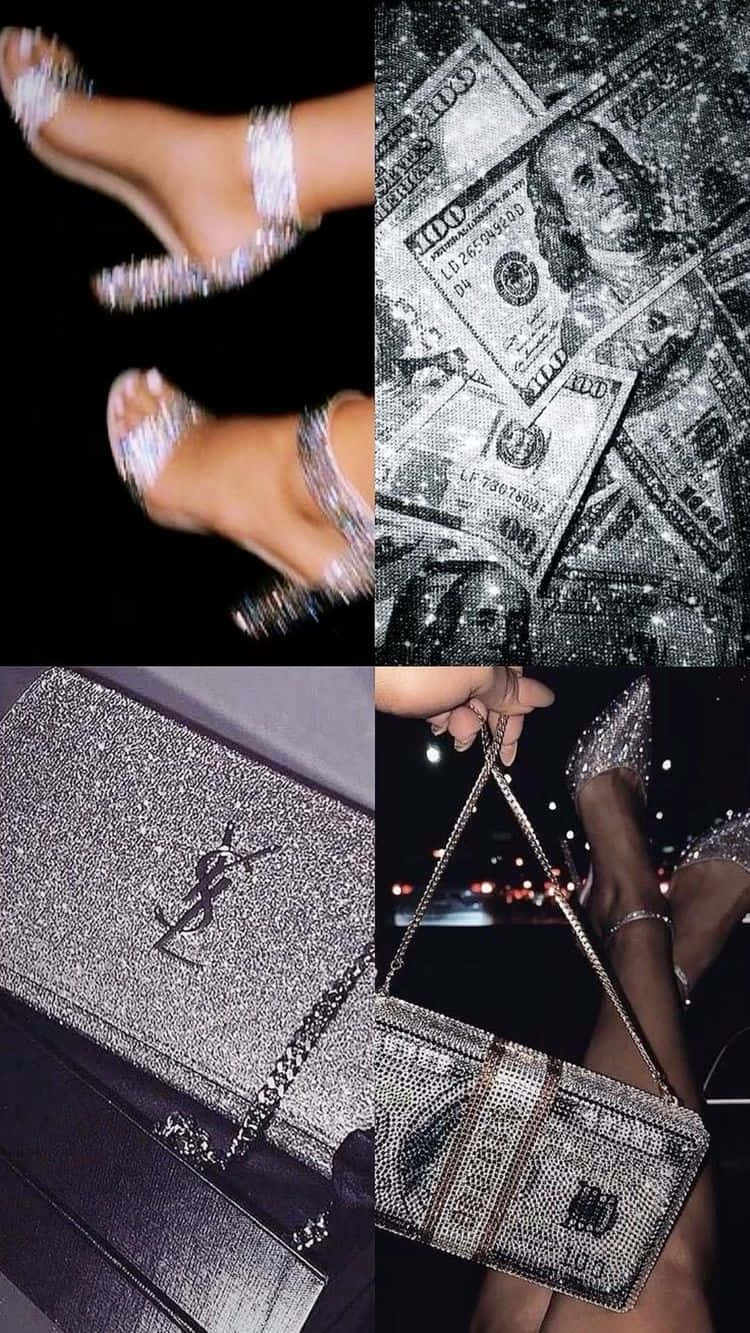 Girlymoney Silver Glitter Aesthetic Can Be Translated To Spanish As 