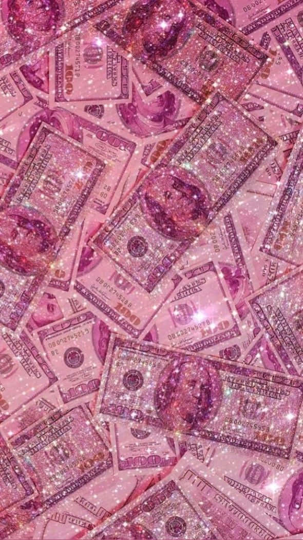 Pink Girly Money Wallpaper