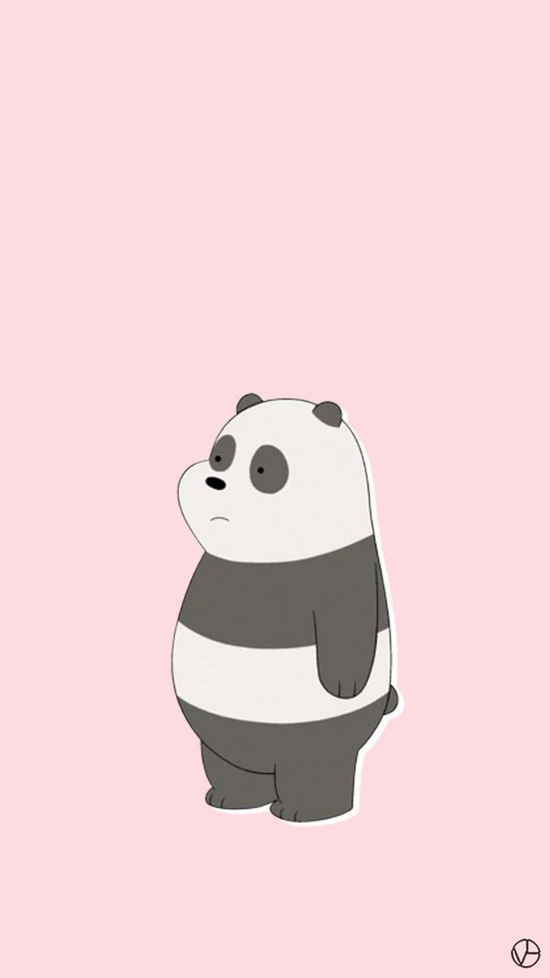 Cute Girly Panda Wallpaper
