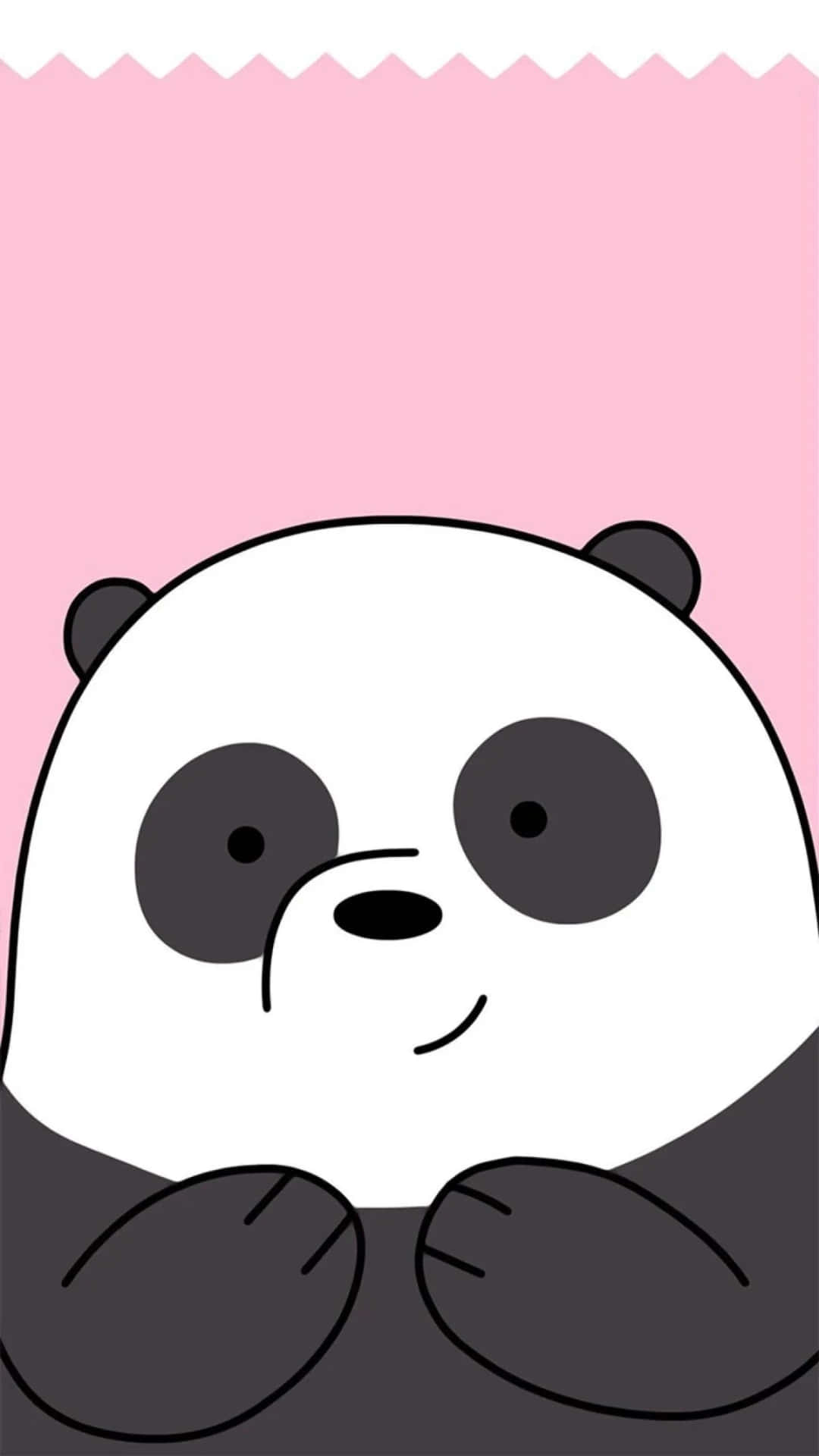 Unoso Panda Con Las Manos Cruzadas Fondo de pantalla
