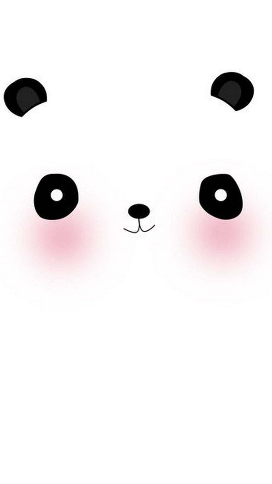 Enflickig Panda Delar En Kram Med En Leksaks-teddybjörn. Wallpaper