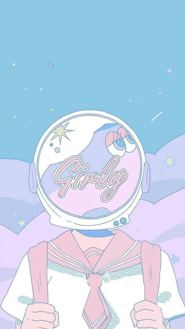 Girly Pastel Aesthetic Drawing
