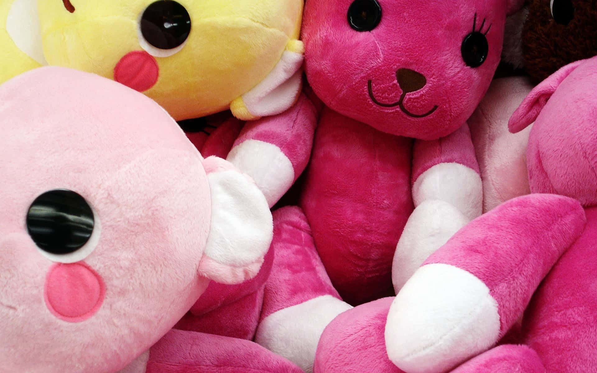 A Group Of Stuffed Animals