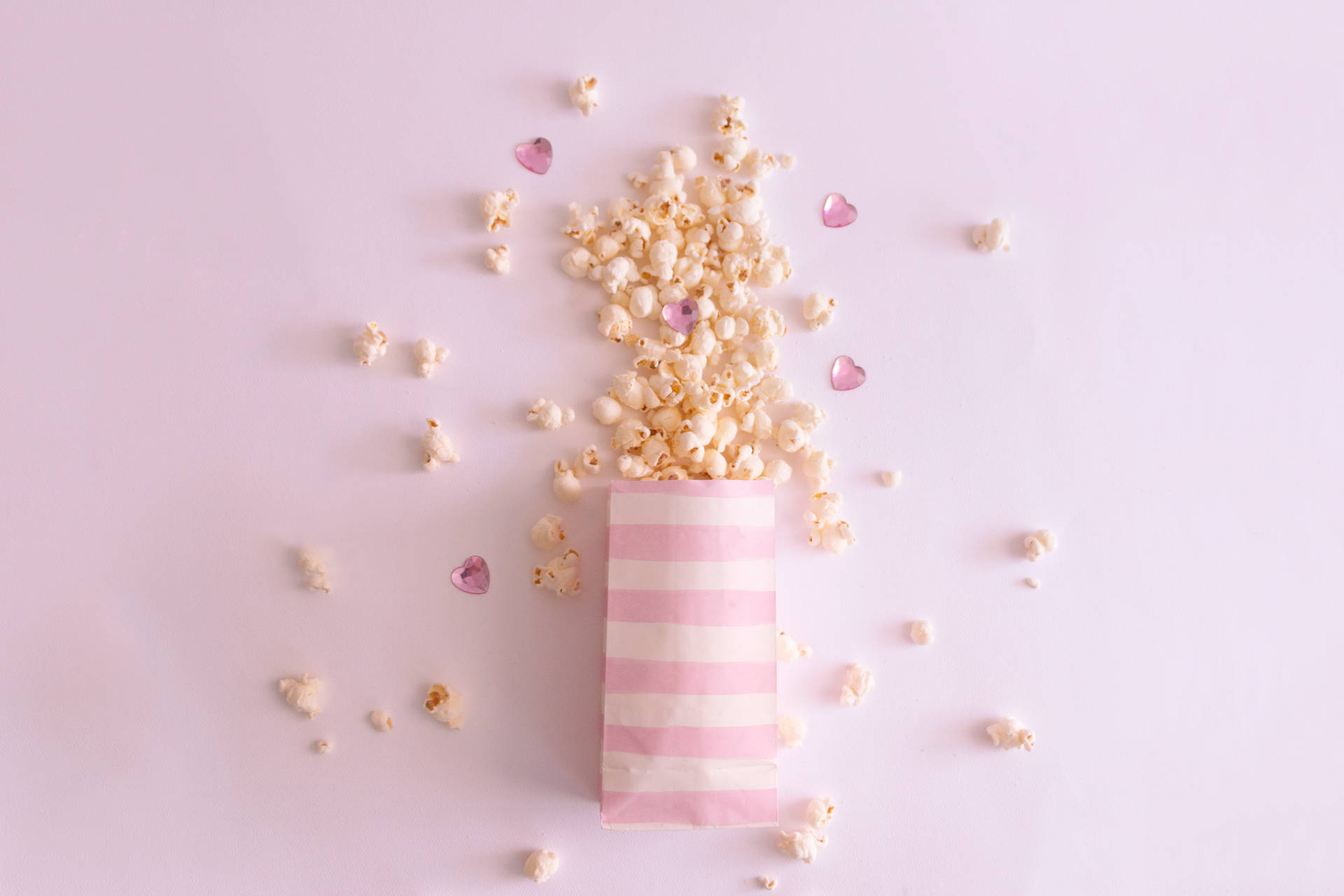 Girly Pink Aesthetic Popcorn