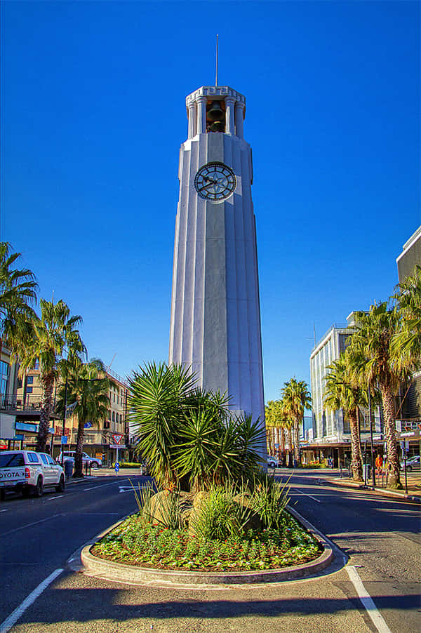 Tour De L'horloge De Gisborne Nouvelle-zélande Fond d'écran