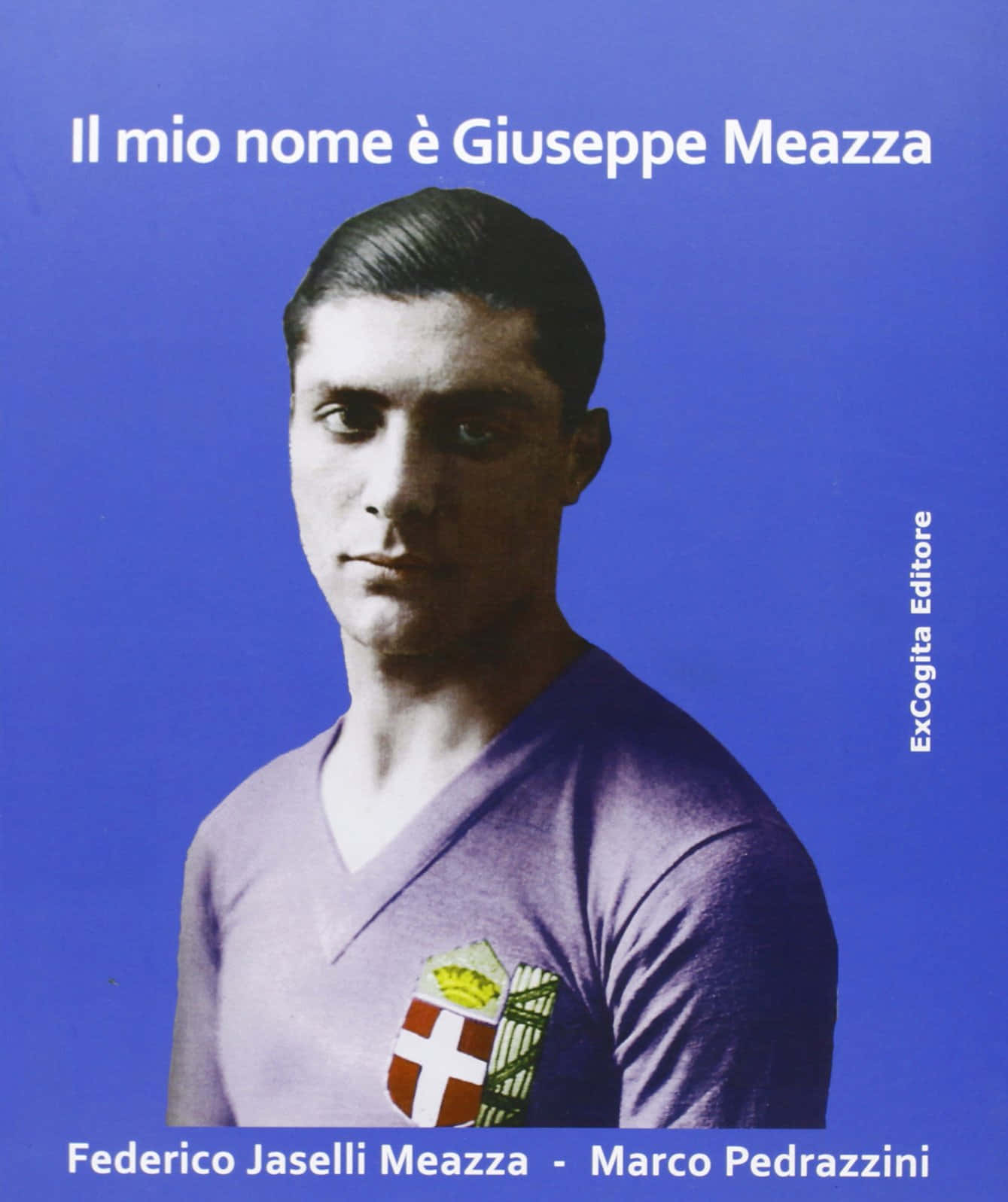 Posterdel Calciatore Giuseppe Meazza Sfondo