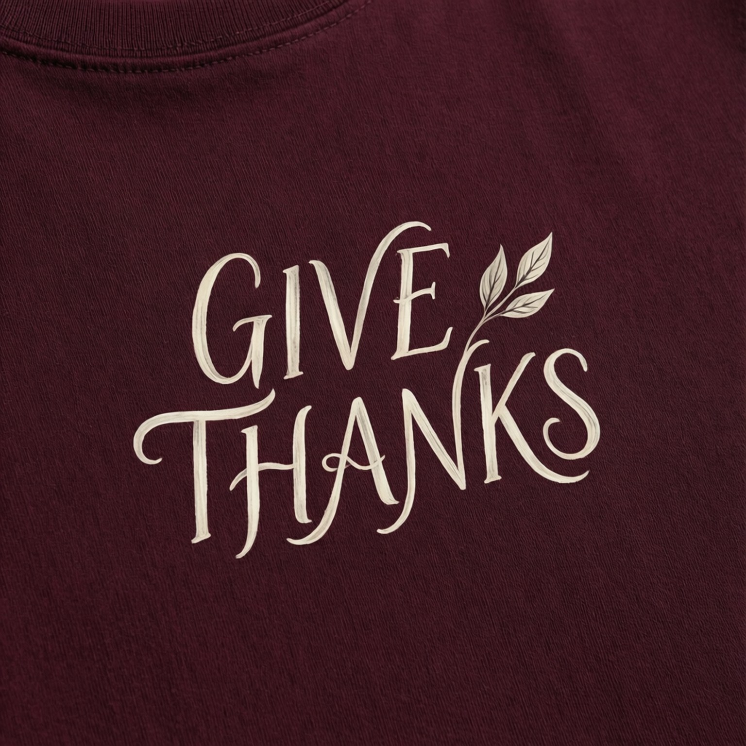 Give Thanks Script Wallpaper