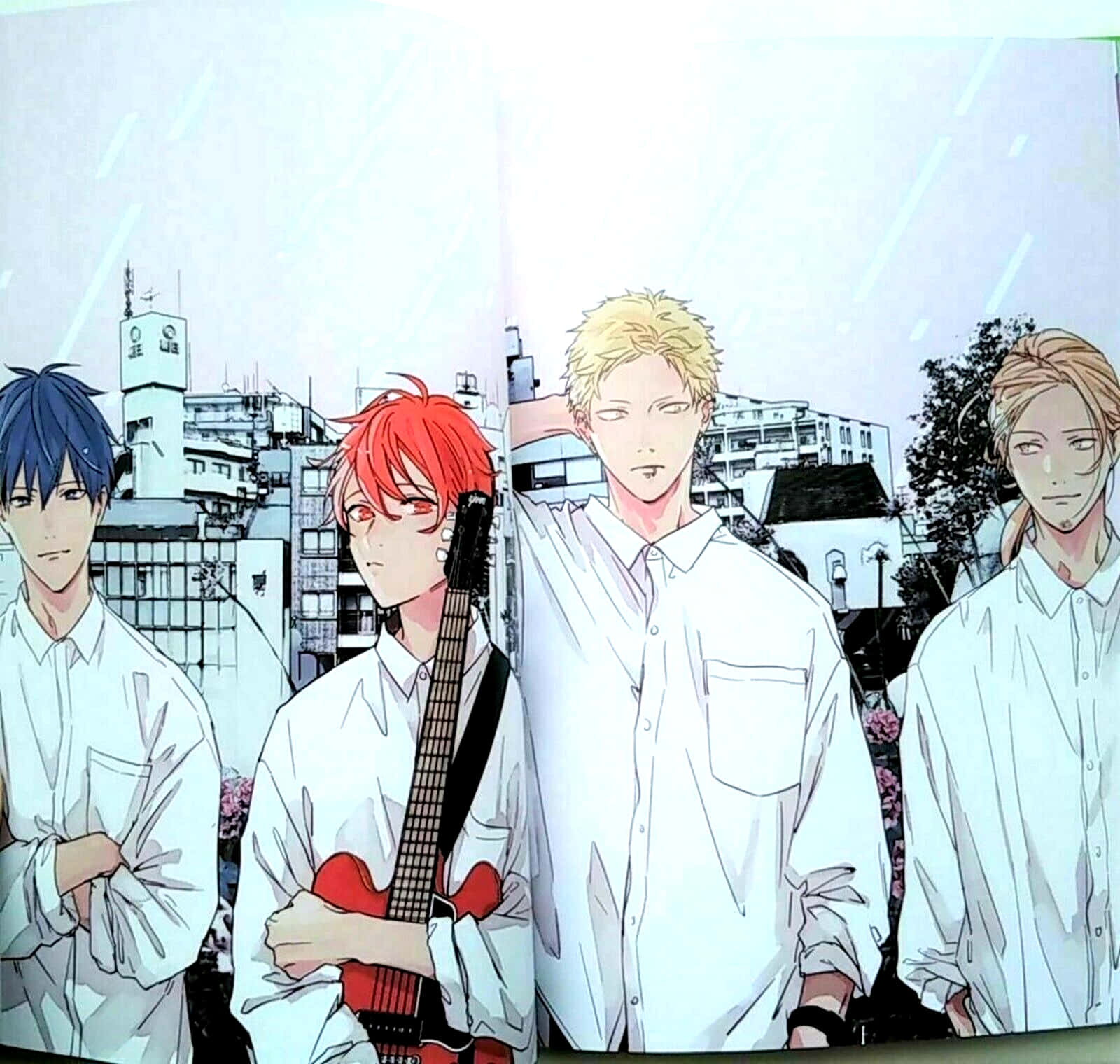 Anime dreng kærlighed par Wallpaper
