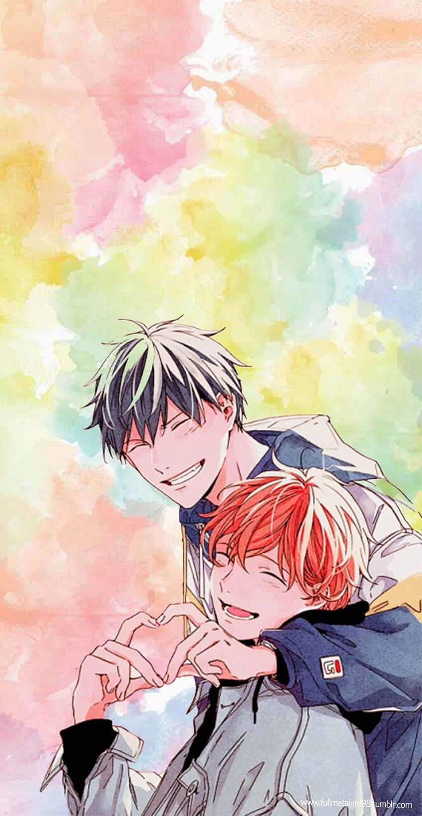 Mafuyu And Ritsuka Colorful Given Anime Wallpaper