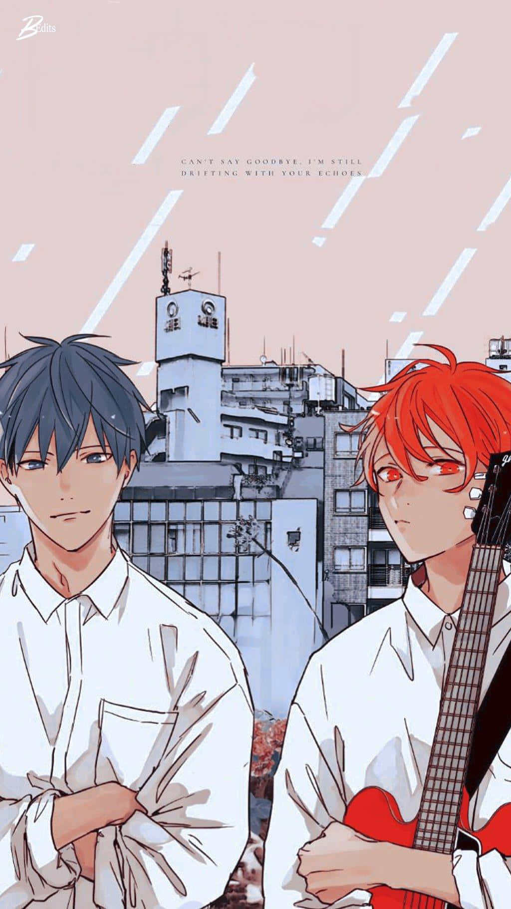 Animemafuyu Und Ritsuka Zusammen Dargestellt Wallpaper
