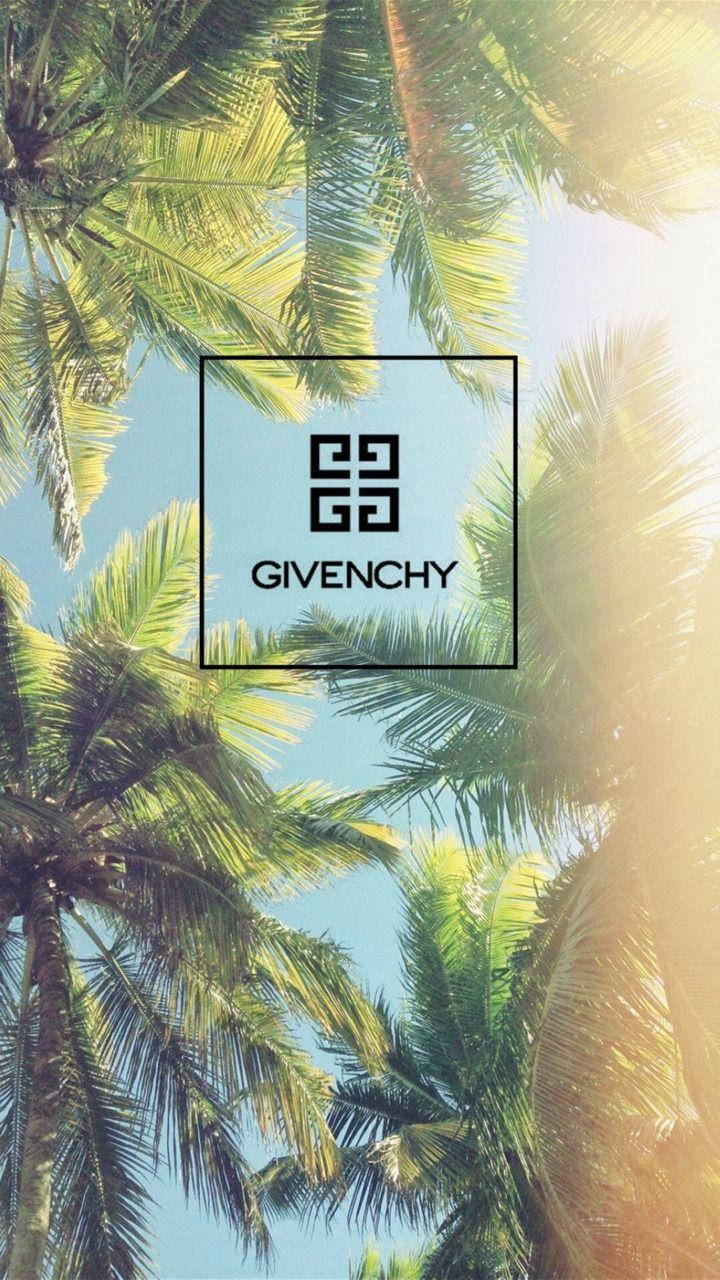 Givenchy Logo Tropical Wallpaper