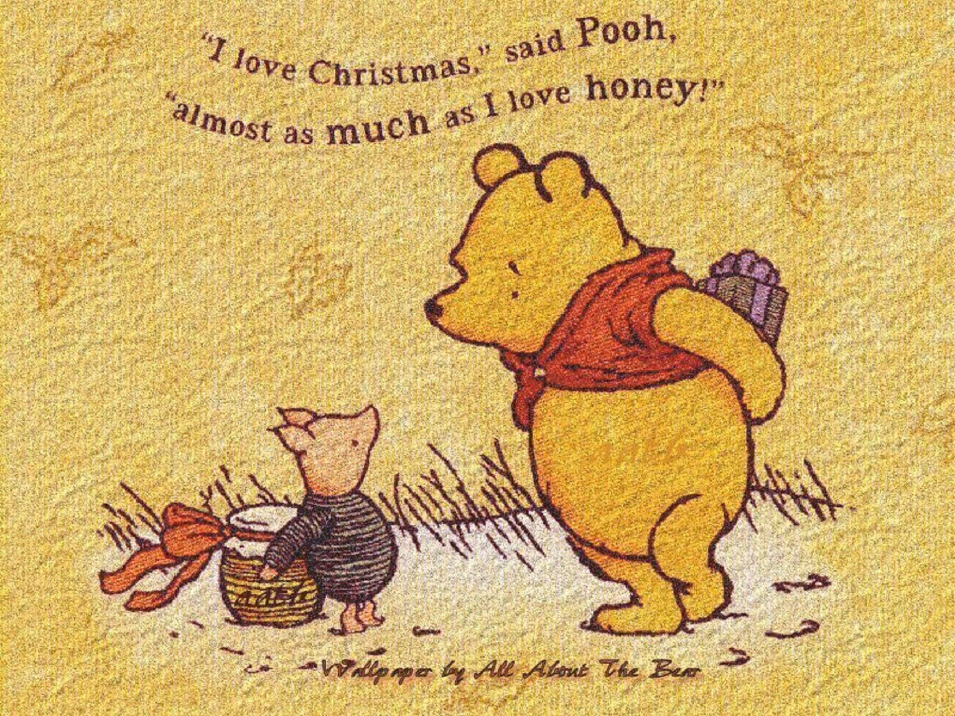 Giving Gifts Winnie The Pooh Quotes Wallpaper