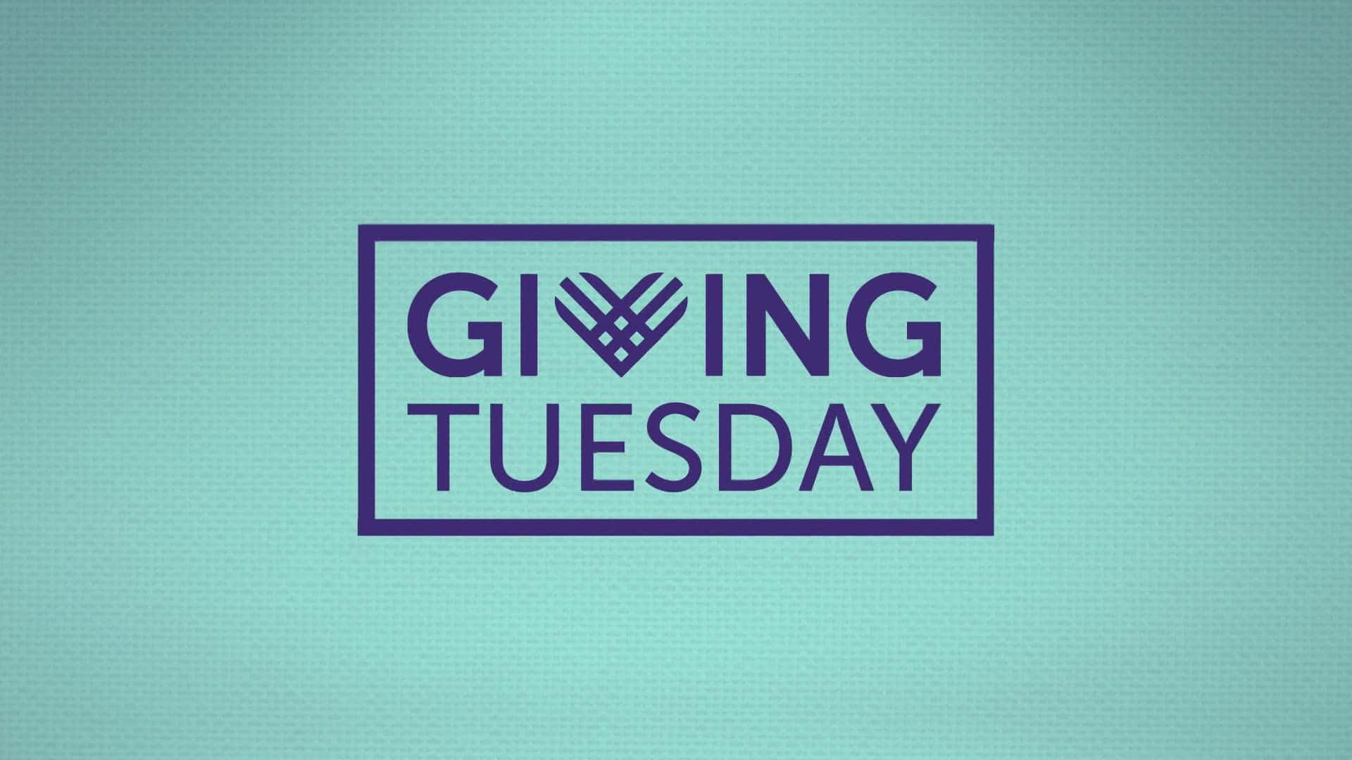 Giving Tuesday Logo Taustakuva