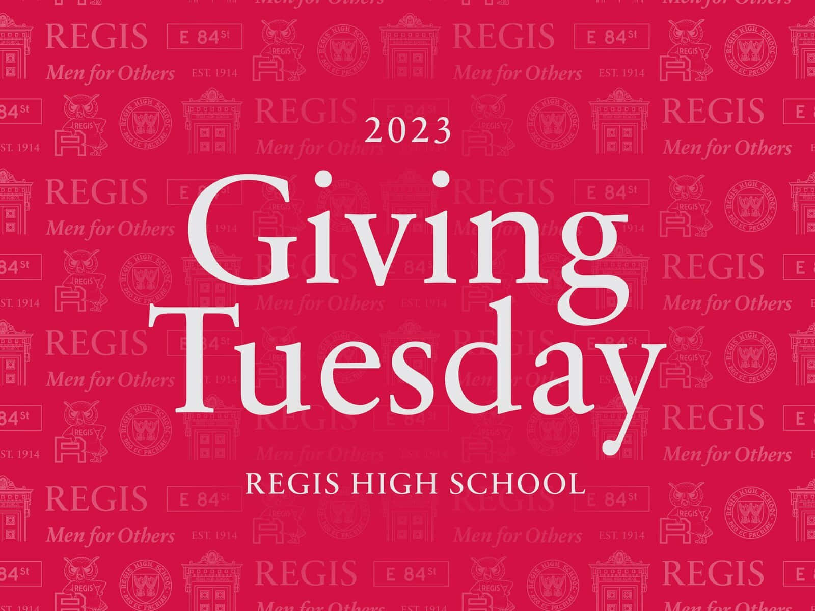 Giving Tuesday 2023 Regis High School Bakgrunnsbildet