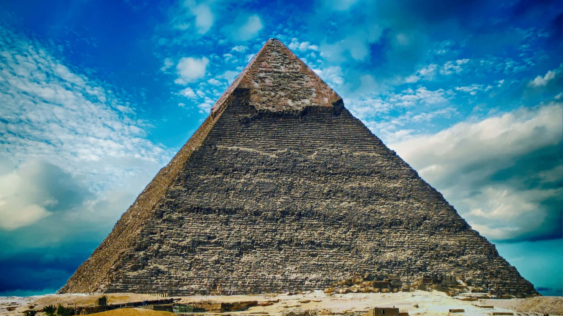 Giza Pyramids Of Pharaoh Khufu Wallpaper