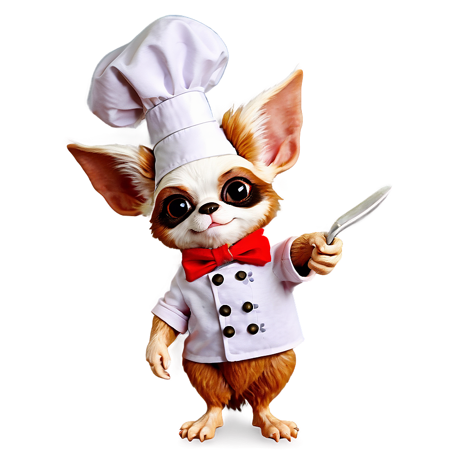 Gizmo As A Chef Cooking Png Yki PNG