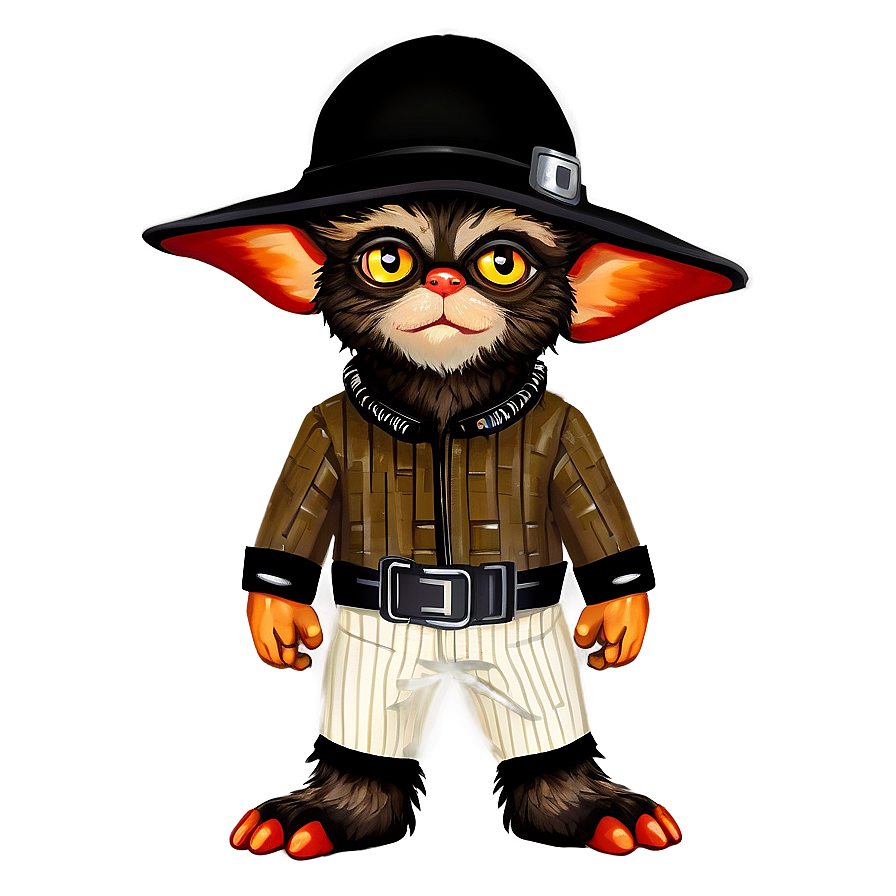 Gizmo In A Detective Outfit Png Eka PNG