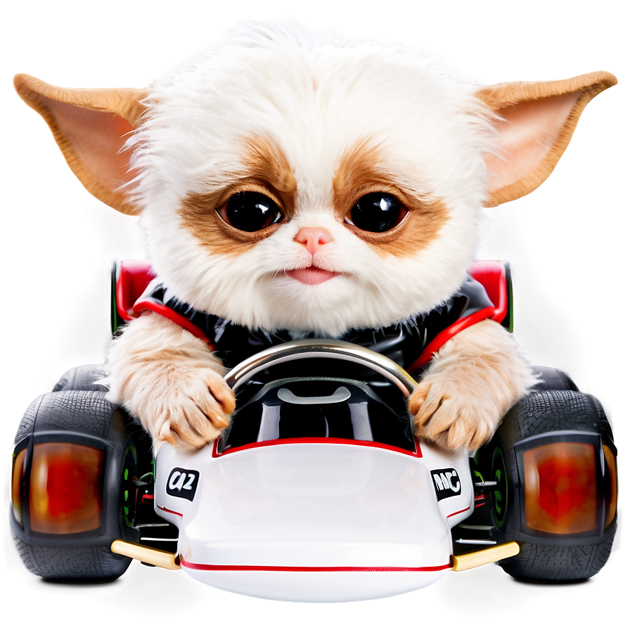 Gizmo In A Race Car Png Alk PNG