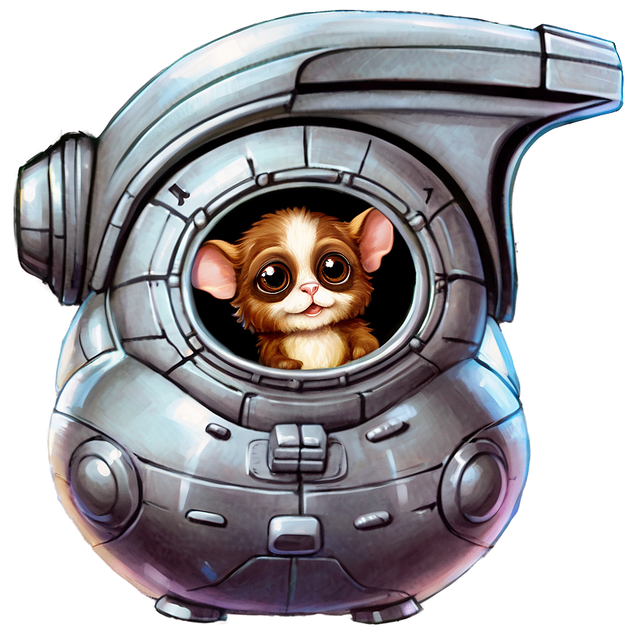 Download Gizmo In A Spaceship Png 06242024 | Wallpapers.com