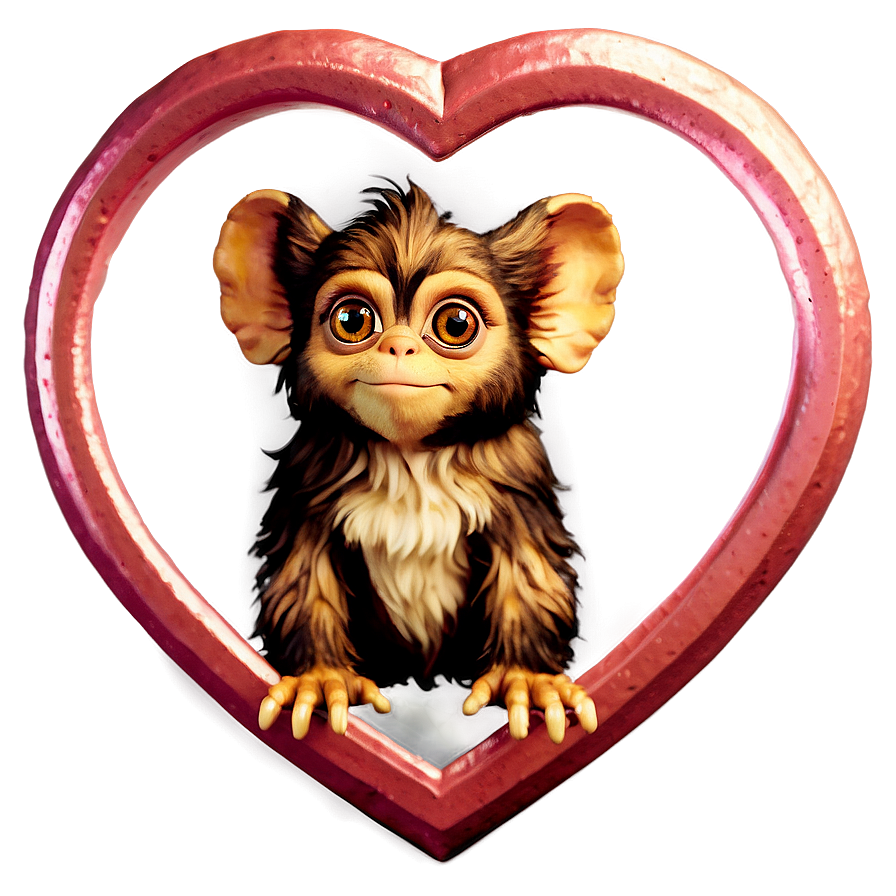 Gizmo In Love Heart Png Axx61 PNG