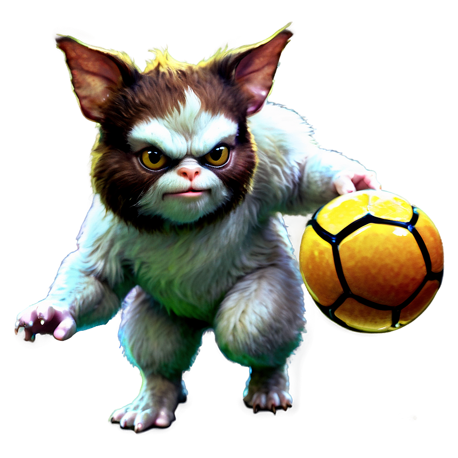 Gizmo Playing Soccer Png Mtw PNG