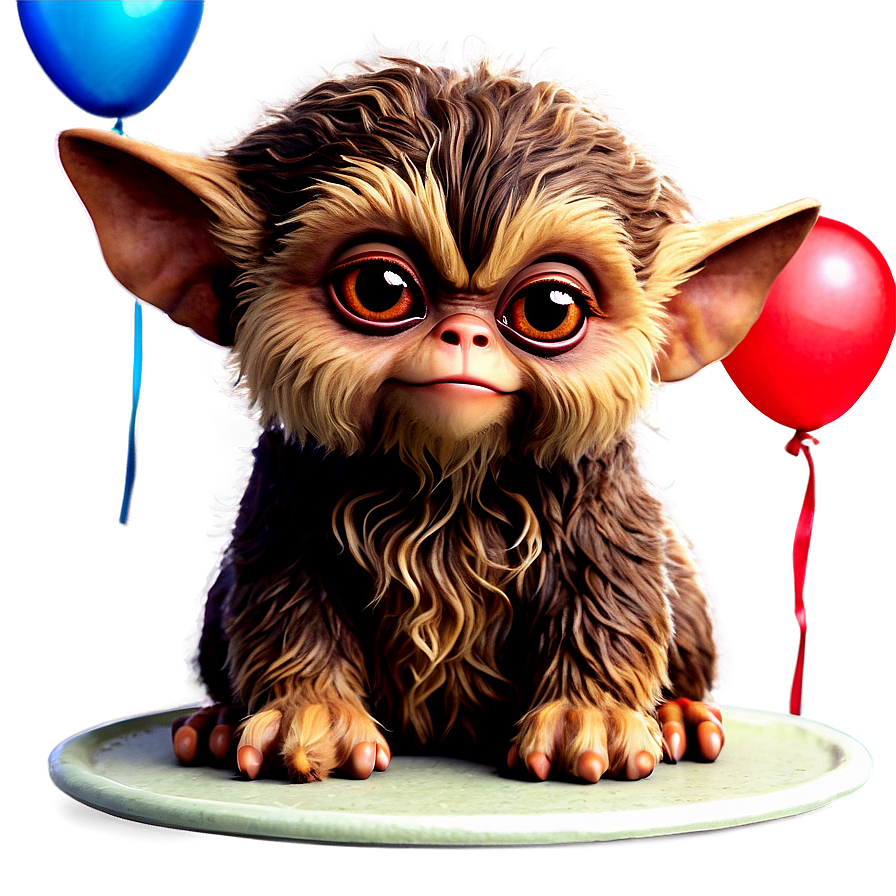 Gizmo With A Birthday Cake Png 63 PNG