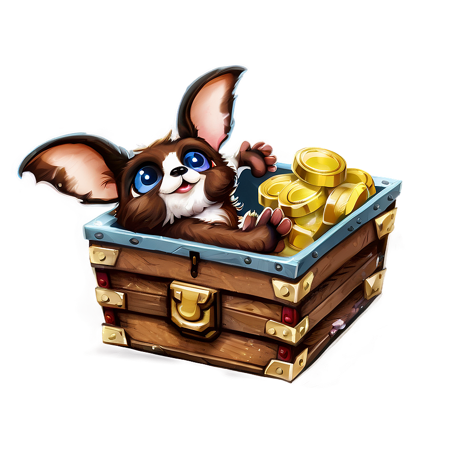 Gizmo With A Treasure Chest Png 88 PNG