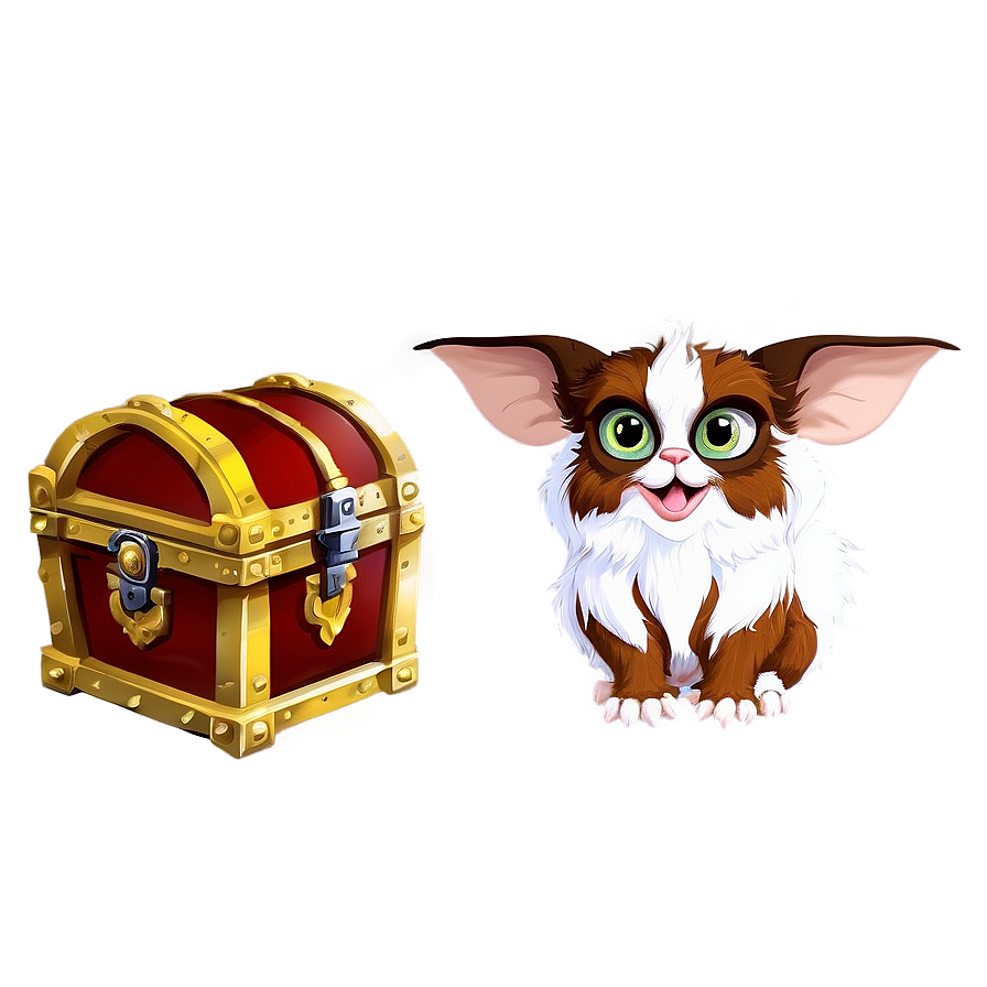 Gizmo With A Treasure Chest Png Aew PNG