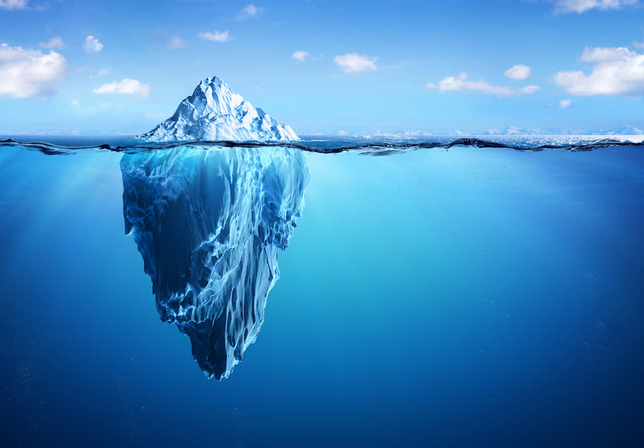 Glacial_ Iceberg_ Reflection Wallpaper
