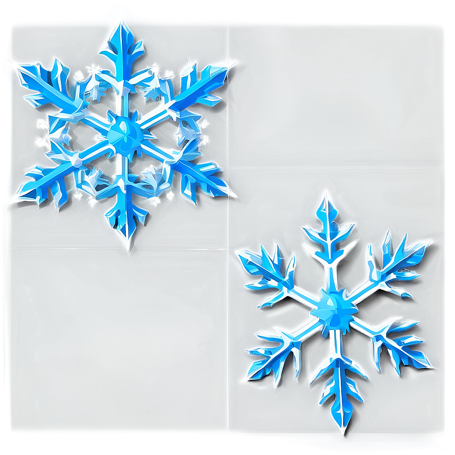 Glacial Snowflake Drawing Png Rht21 PNG