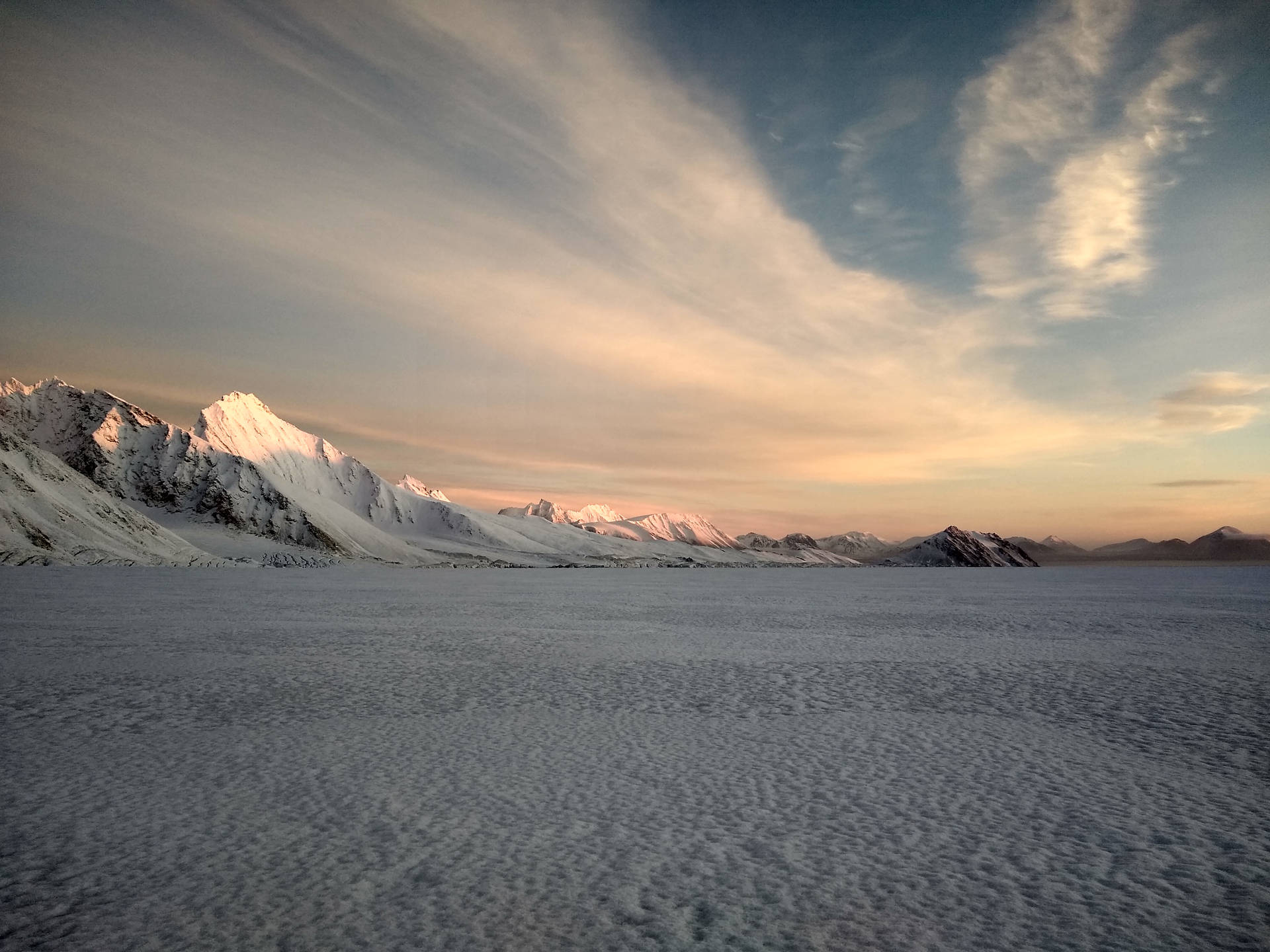 Glaciären Svalbard Hansbreen Wallpaper