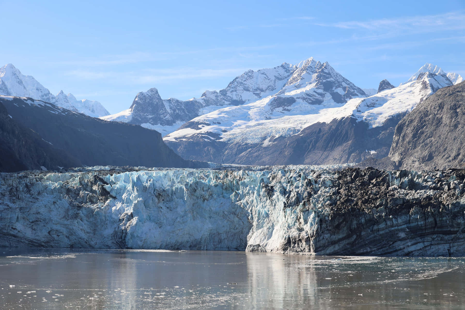 Parquenacional De La Bahía Glacier De Cerca Fondo de pantalla