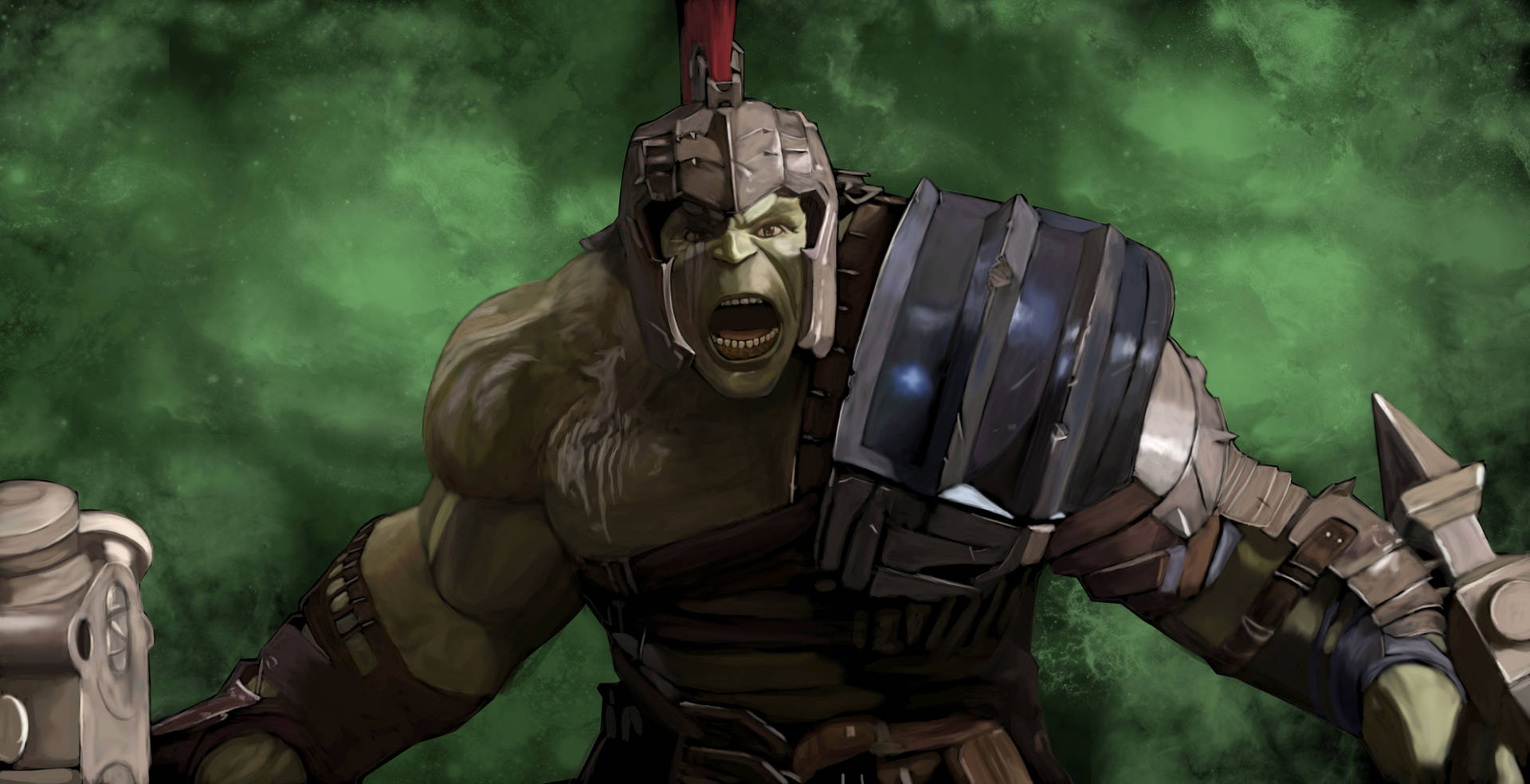 Gladiator Hulk Fan Art Background