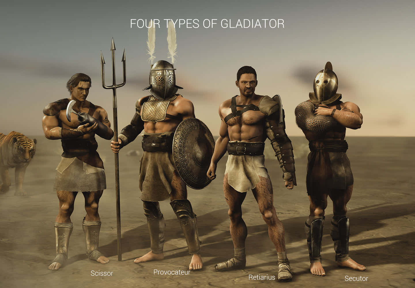 Cuatrotipos De Gladiadores