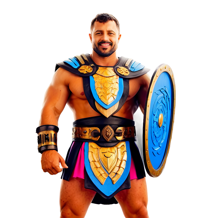 Gladiator Victory Pose Png 06252024 PNG