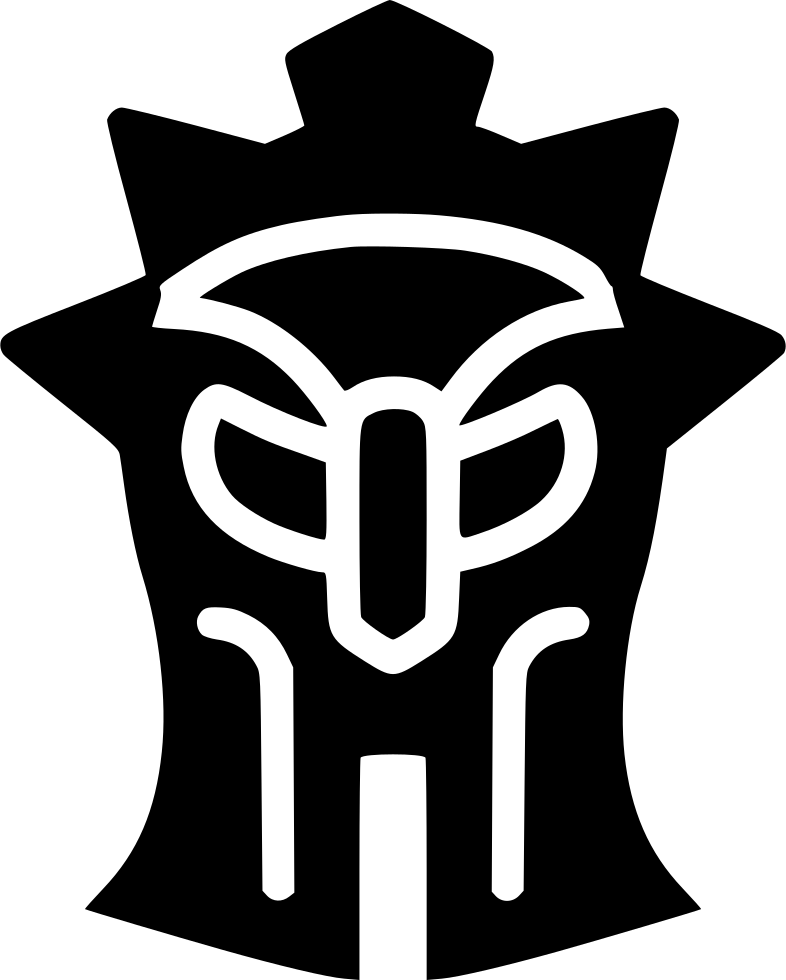 Gladiator_ Helmet_ Silhouette SVG