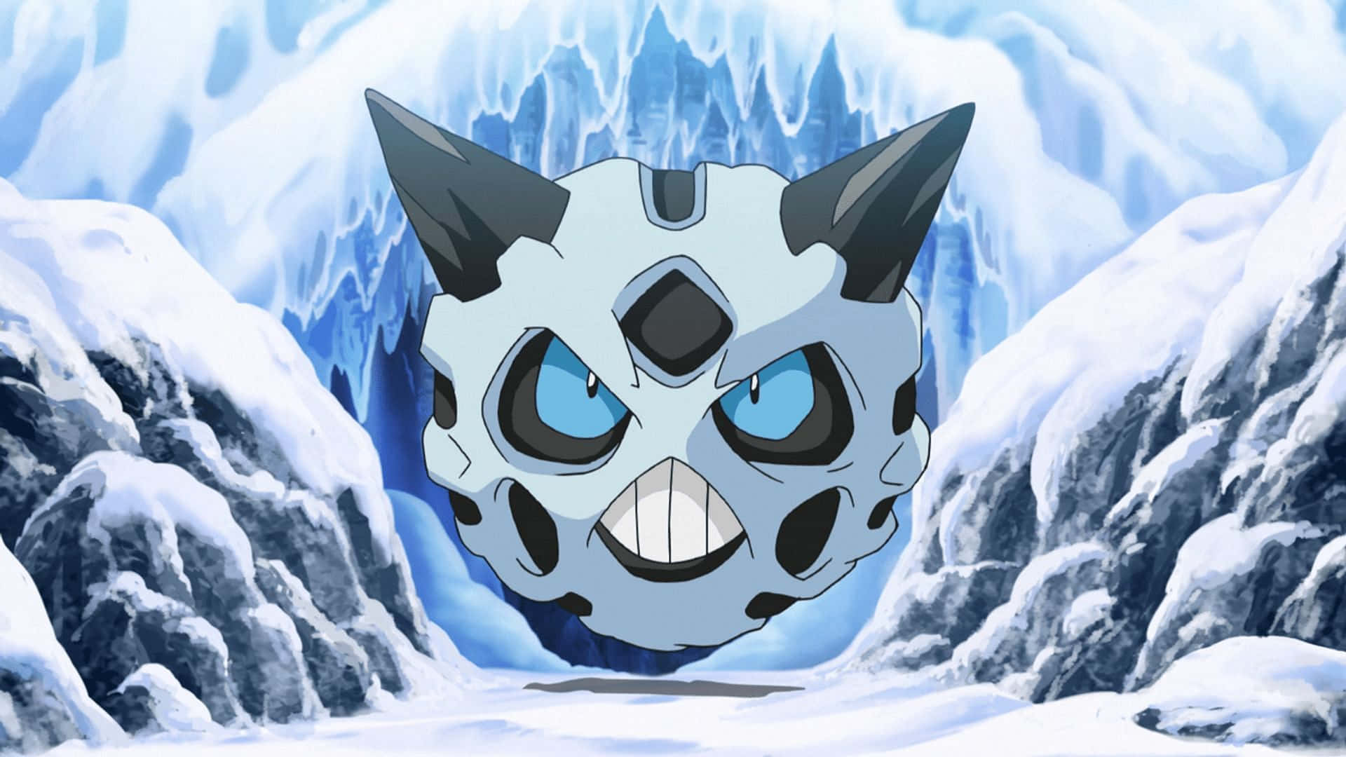 Glalie, The Face of Ice in the Pokémon World Wallpaper
