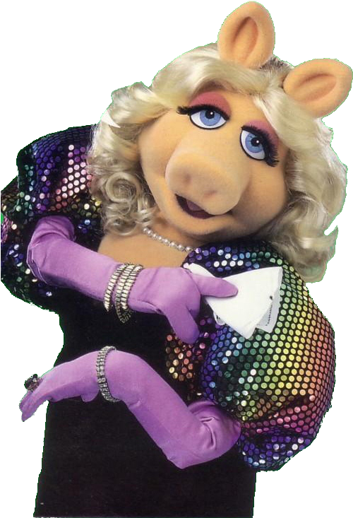 Download Glamorous Piggy Puppet Portrait | Wallpapers.com