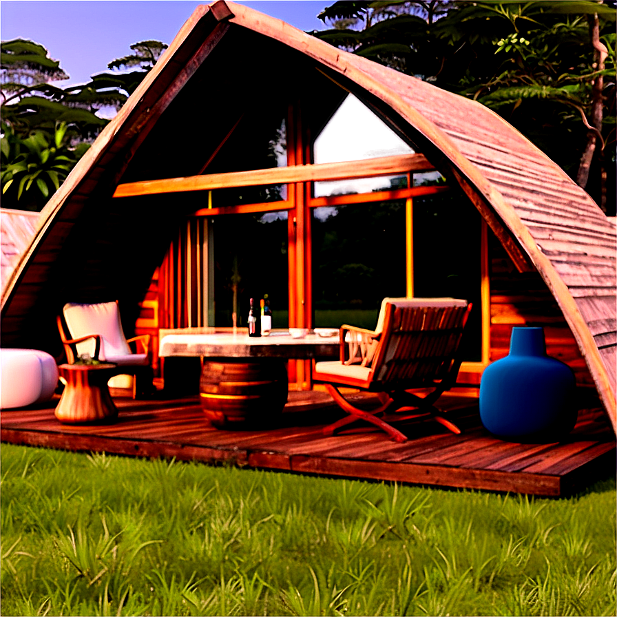 Glamping Cabin Experience Png 05242024 PNG