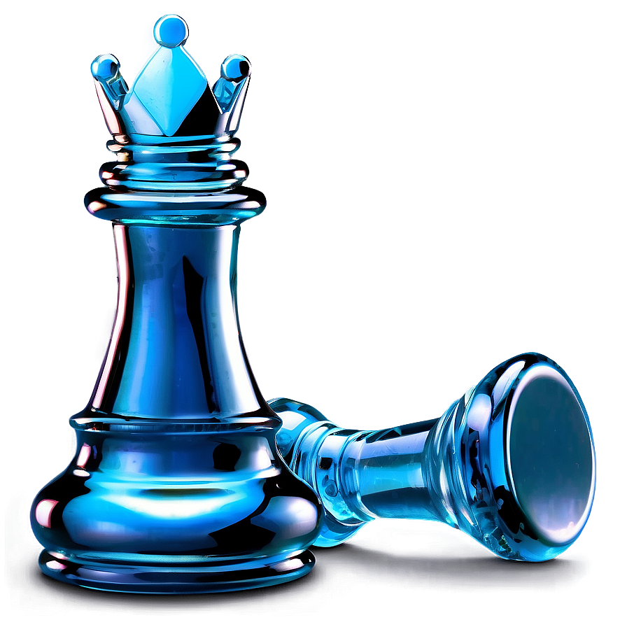 Glass Chess Pieces Png 05212024 PNG