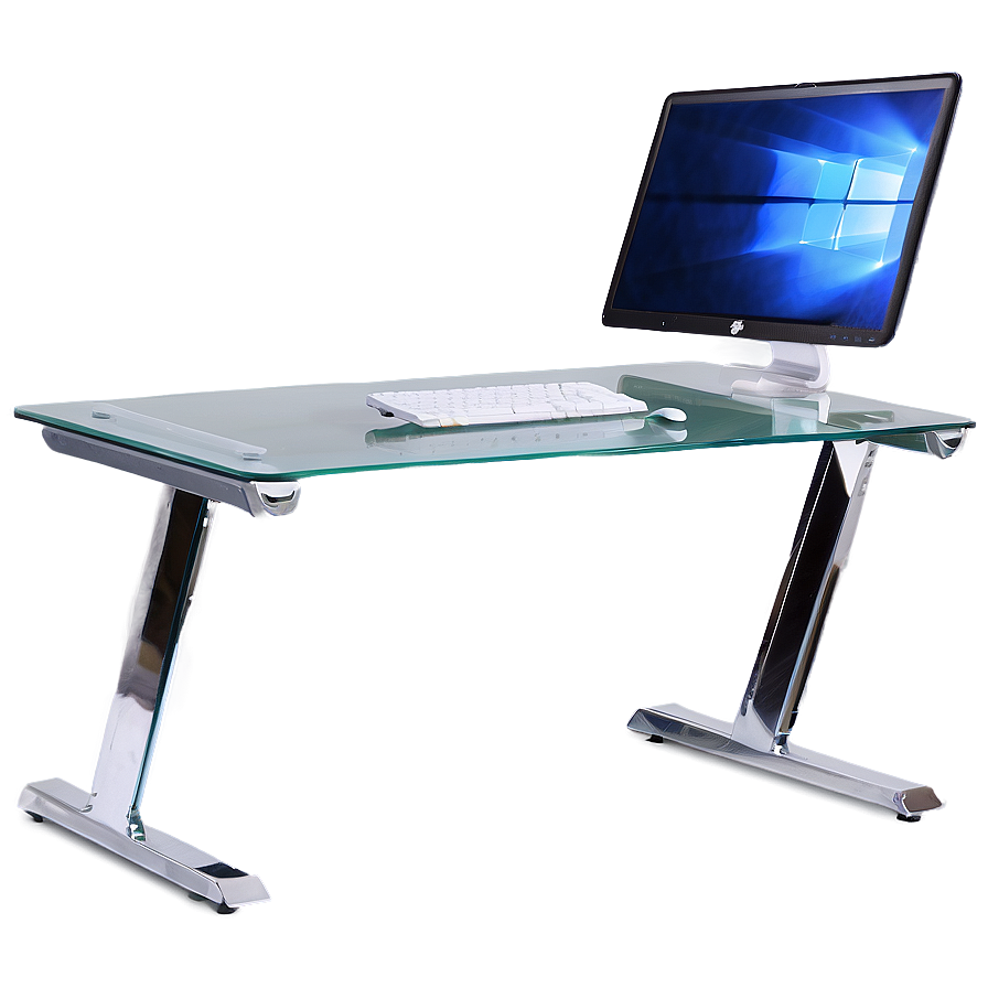 Glass Computer Desk Png Avg98 PNG