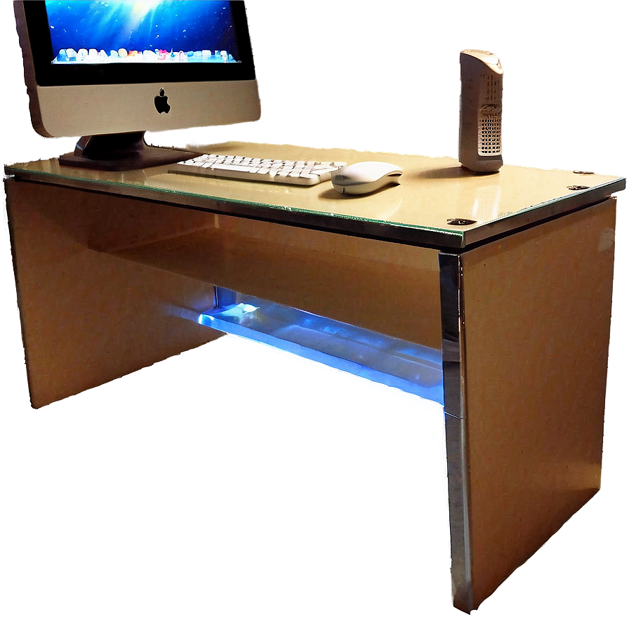 Glass Computer Desk Png Jqq73 PNG