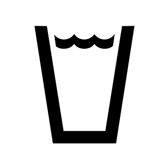 Glass Icon Simple Blackand White PNG