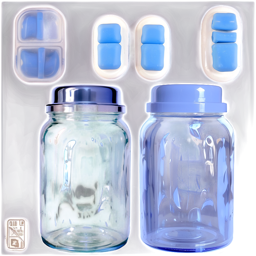 Glass Jar With Silicone Sleeve Png 06132024 PNG